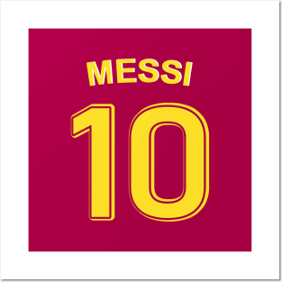 Messi 10 Posters and Art